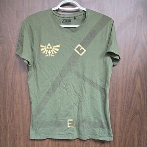 The Legend of Zelda Size M Green Novelty T-Shirt